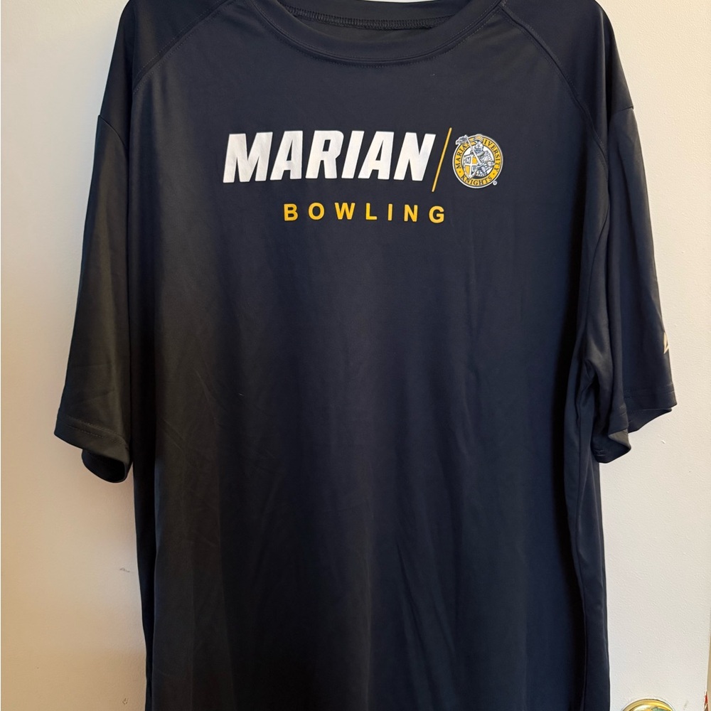 Marian University Bowling Men's Navy Tee